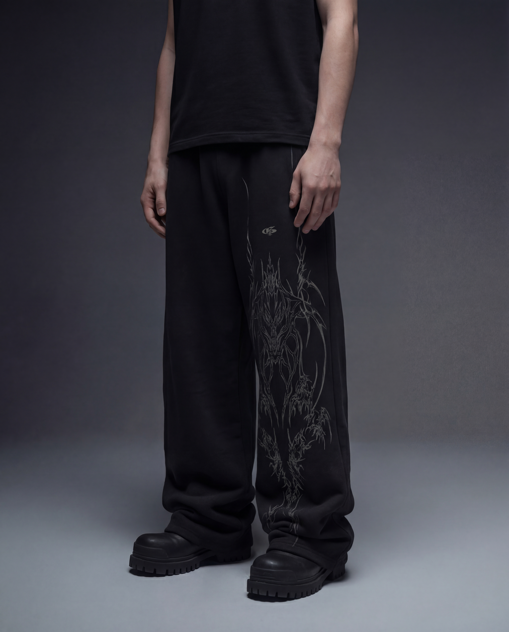 Ancest Unisex Straight Fit Baggy Pants
