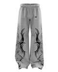 Rygor Melange Unisex Straight Fit Baggy Pants