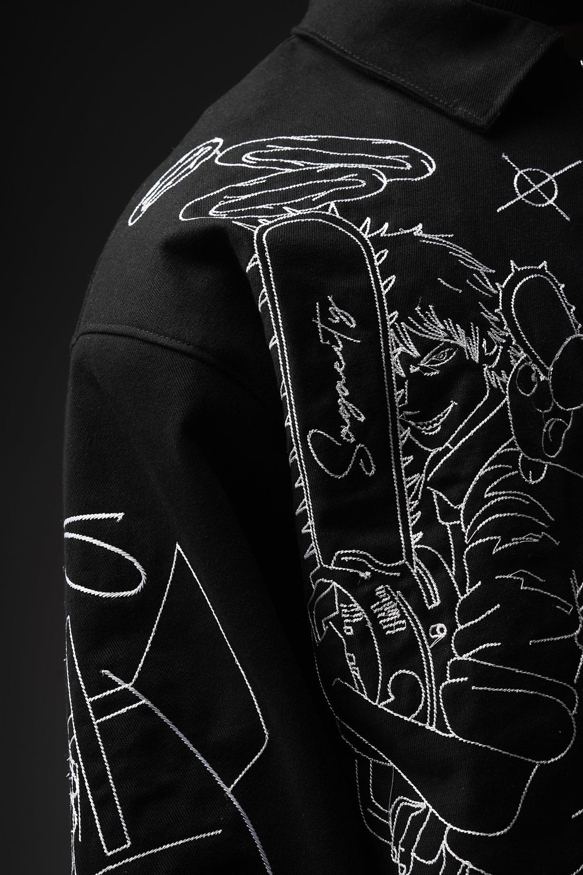 CSMAN - Fully Embroidered Denim Jacket
