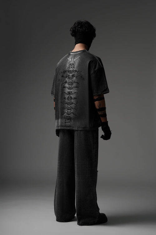 Centebrae - Cut N Stitched Washed Tshirt