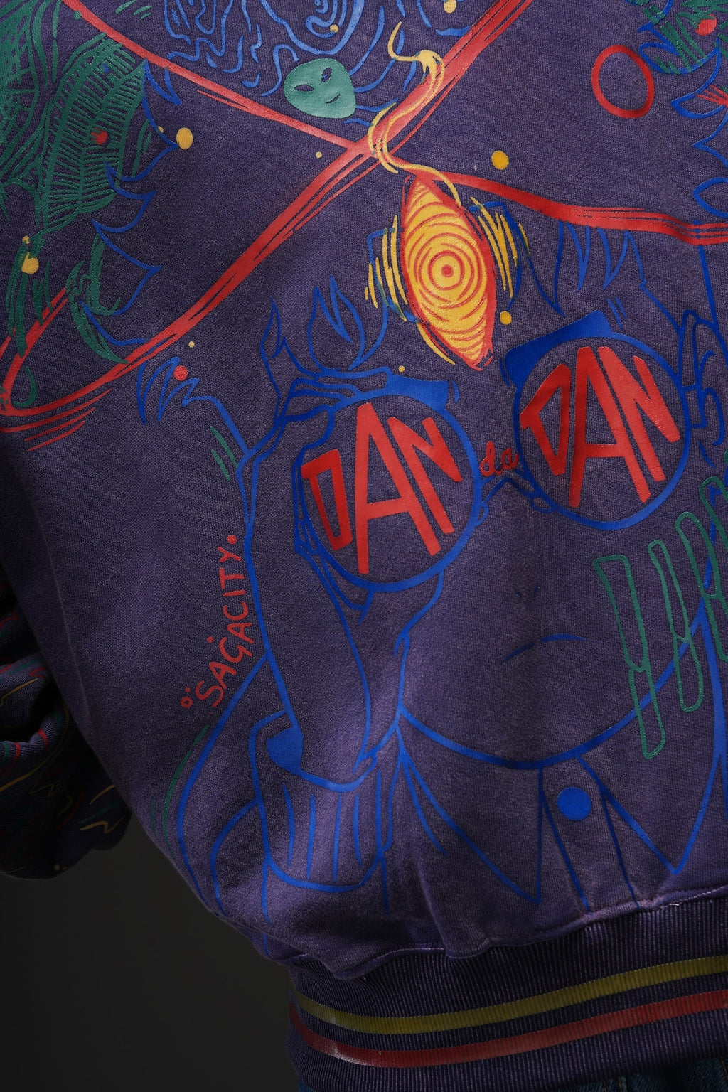 Paranorman - Purple Washed Patch-worked Jacket