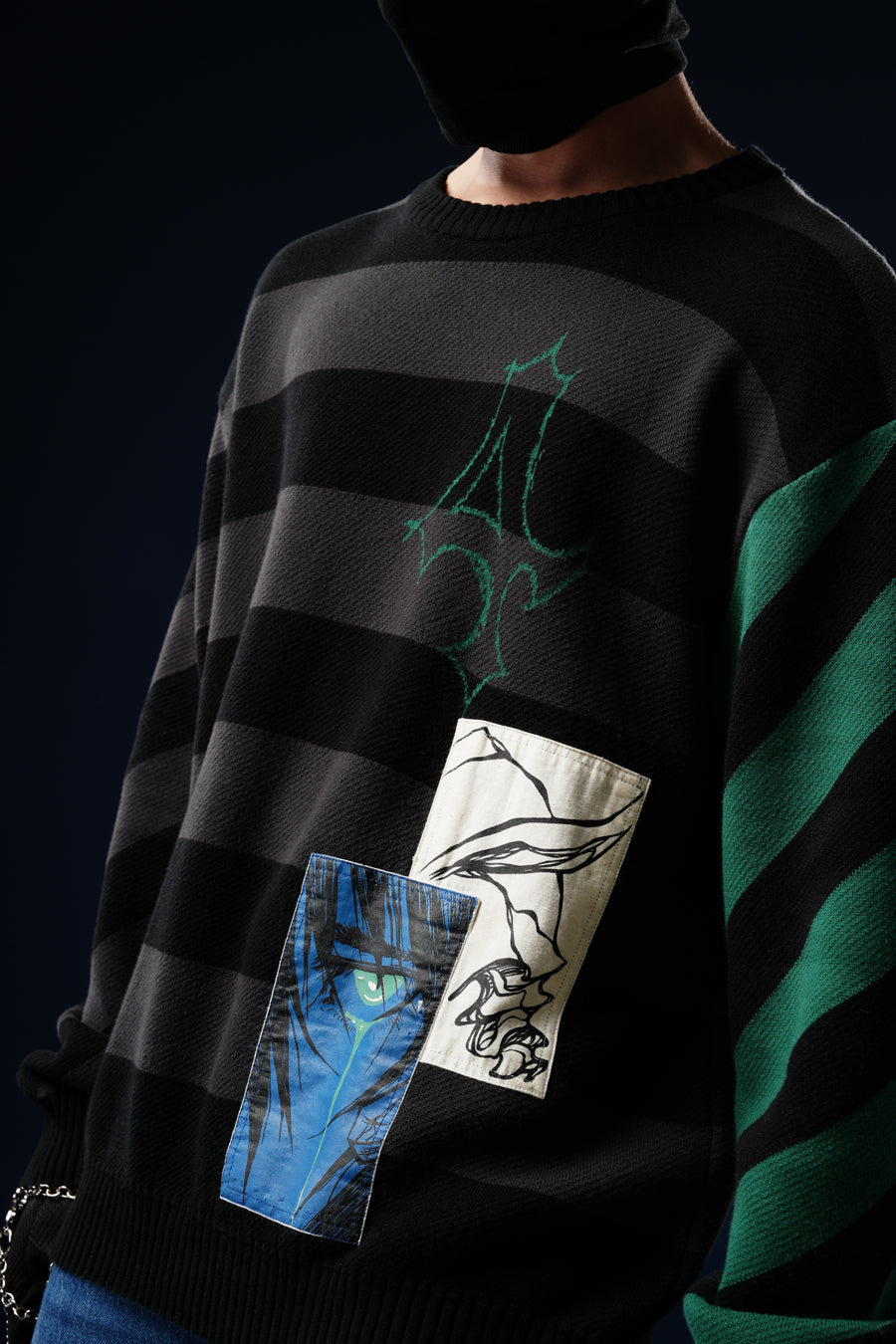 Cifer 04 - Knitted Goth Sweatshirt